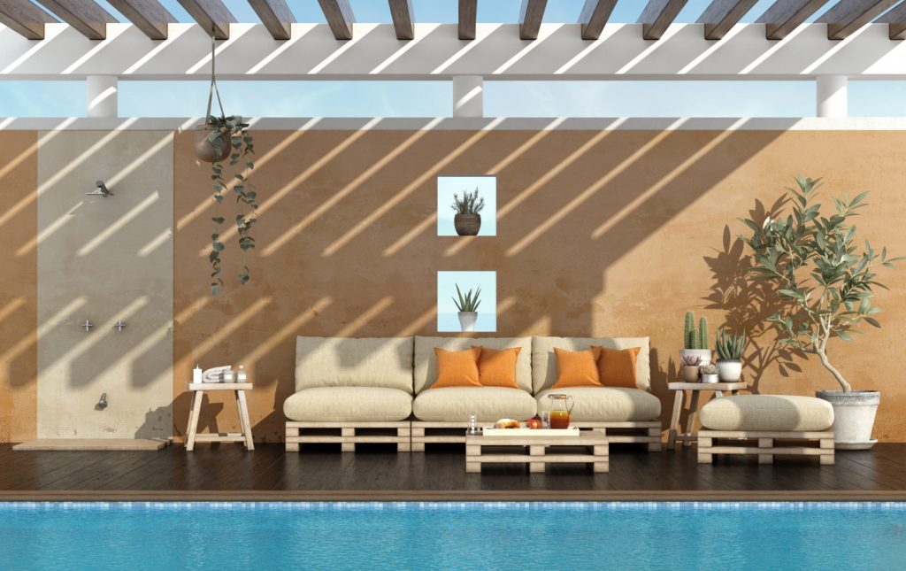 pergolado piscina